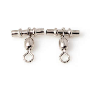 إكسسوارات أدوات صيد السمك في المياه المالحة + 1 من الفولاذ المقاوم للصدأ للصيد 3 طرق تدور الرافعة عبر الخط - Product Image 4