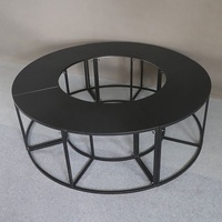 Nouveaux accessoires de mariage, étagère circulaire en forme de S pour table de dessert, décoration de lieu de mariage en plein air, ornements de table, support à fleurs