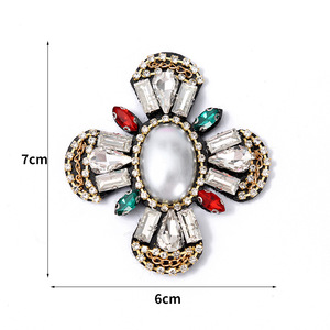 Parches de lentejuelas de lujo, apliques de cuentas de estrellas de mar, cuentas de tela de costura, sombrero de mariposa con diamantes de imitación, aplicación; <span class=keywords><strong>Ique</strong></span> - Product Image 3