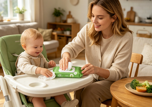 Lingettes pour bébé douces sur mesure, fabriquées avec du tissu non tissé Spunlace, lingettes pour bébé naturelles et biodégradables - Product Image 2