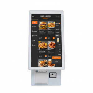 Kiosco de Autoservicio de 21.5 Pulgadas para Pedidos en Escritorio, Terminal de Pago de Autoservicio para Restaurantes con Impresora Térmica de 80 mm OEM - Product Image 1