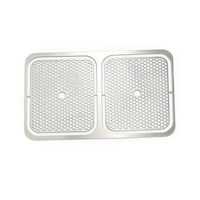 Maille dentaire en titane, plusieurs spécifications : 45x23mm, épaisseur 0.6mm, trous de 2.1mm et 2.4mm, modèles T1, T2, H, 2 pièces, 3 pièces