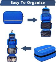 Lager Capacité Pratique Résistant à l'eau Grande trousse de toilette de voyage Sac de rasage Sac de lavage portable pour trousse de maquillage pour crochet de voyage