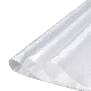 Factory Wholesale Reusable 5KG 10KG 25KG White Transparent Polypropylene Sack PP Woven Sack Bag For Agriculture Packaging