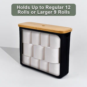 ที่ใส่กระดาษชำระแบบตั้งพื้น <span class=keywords><strong>Legend</strong></span> Factory Supply กันน้ำ พร้อมช่องเก็บของซ่อนในไม้ไผ่ สำหรับห้องน้ำ ตะกร้าใส่กระดาษชำระแบบปิดผนึก - Product Image 2