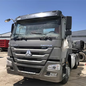 รถบรรทุกหัวลากมือสอง Sinotruk Euro2 ดีเซล 6x4 พวงมาลัยซ้าย HOWO 10 ล้อ รับน้ำหนัก 21-30 ตัน 371 แรงม้า กล้องมองหลัง 360 องศา - Product Image 1
