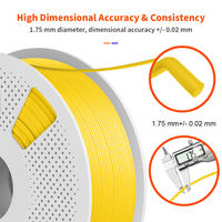 Filamen PLA 1.75mm 1kg untuk Printer 3D, Filamen PLA Dasar 10kg Grosir Massal untuk Pencetakan 3D, Hemat Biaya
