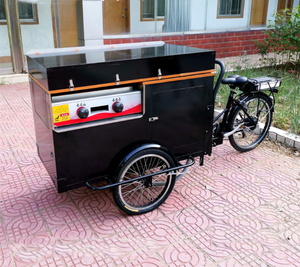 Chariot de vente ambulante à trois roues pour teppanyaki à conduite inversée 2025, chariot de vente mobile, chariot de nourriture de rue, fabricant <span class=keywords><strong>professionnel</strong></span> - Product Image 5
