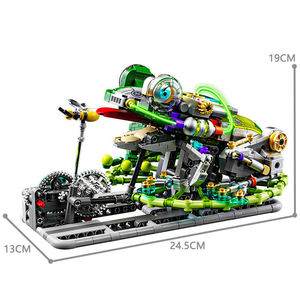 MJI 13058 Bloques de Construcción Creativos Semimecánicos con Forma de Rana, Modelo para Niños Unisex, MOC DIY, Bloques de Construcción Educativos de Plástico - Product Image 6