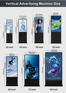 43 49 55 65นิ้ว Android ทัชสกรีนตู้โชว์ <span class=keywords><strong>LCD</strong></span> ตั้งพื้นป้ายดิจิตอลและโฆษณา - Product Image 2