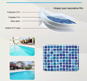 Vinyle rose de natation <span class=keywords><strong>sur</strong></span> <span class=keywords><strong>mesure</strong></span>, matériel en rouleau Pvc imperméable pour piscines <span class=keywords><strong>hors</strong></span> <span class=keywords><strong>sol</strong></span>, doublure de <span class=keywords><strong>piscine</strong></span> - Product Image 3