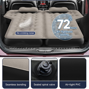 Pompe électrique de lit de voiture gonflable de surface de flocage de fond d'Oxford extra-épais de matelas d'air de <span class=keywords><strong>camping</strong></span> moderne pour le coffre arrière portatif - Product Image 3