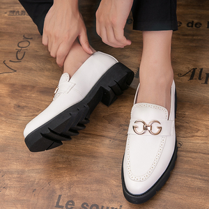 <span class=keywords><strong>Zapatos</strong></span> Casuales de Cuero para Hombre, Talla Grande, Plataforma, Cómodos, de Negocios, Elegantes - Product Image 4