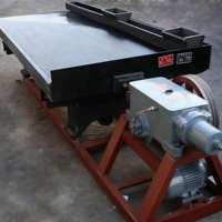 Machine de séparation du minerai de cuivre et or 6-S Shaking Table Shaker avec capacité de 1.2 tonnes par heure en Ethiopie Bénin Ghana