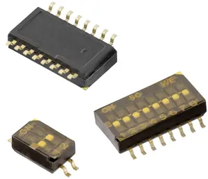 interruptor de dipsão smd 8 pinos 2.54mm interruptor de dipsão de configuração do interruptor de dipsão smd