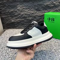 Chaussures pour hommes, Nouveau modèle Printemps 2026, Baskets blanches pour étudiants, Mocassins à semelle épaisse rehaussante, Chaussures de sport basses polyvalentes