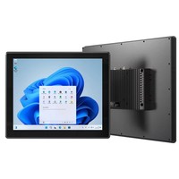 PC industriel P17J - Stock disponible, 8 Go de RAM, 128 Go de stockage, écran tactile LCD, ordinateur embarqué Intel i5