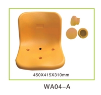 Chaise de stade pliable en plastique HDPE durable, style moderne, diverses couleurs, pour gymnase et extérieur – Nouveauté 2025 – Vente chaude