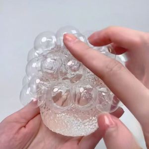 ลูกบอลบีบฟองสบู่ขนาด 8 ซม. ทำจากเยลลี่มอลโทส TPR ของเล่นบีบคลายเครียด ของขวัญสำหรับเด็กและผู้ใหญ่ ของเล่นบีบเพื่อเวลาผ่อนคลาย - Product Image 2