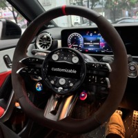   Volante con Pantalla OLED para Mercedes-Benz AMG A180 A200 B200 B22 C200 C260 E300 E200 GLA GLB GLC GLE GLK300 W204 W205