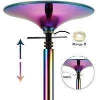 Supro Spinning Stripper Pole Dance Pole avec scène
