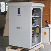 Stabilisateur de tension servo à large plage de tension d'entrée 100 KVA, double alimentation, un fil neutre, stabilisateur AVR automatique, affichage numérique