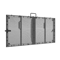 Écran LED en grille pour extérieur, pleine couleur, P10.4-10.4mm, IP65, étanche, luminosité 6000cd, 4K, 3840Hz, conception modulaire, entretien facile