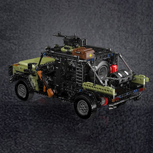 Moule Roi 20042 1577PCS <span class=keywords><strong>Militaire</strong></span> Série Caracal Chat Assaut Véhicule Building Block Modèle Technique Jouet Éducatif Festival Cadeau - Product Image 4