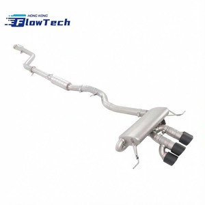 Échappement Catback à Valve Compatible GPF 6B Chine avec Contrôle Électronique de la Valve OBD2 pour BMW 430i G22 2.0T B48 – Embouts Quadruples en Acier Inoxydable 304SS - Product Image 1