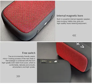 Speaker BT C6 Tahan Air, Hadiah Gadget Pemutar Musik Luar Ruangan Speaker Pancuran Nirkabel