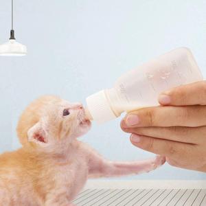 Puppy sữa con chó điều dưỡng chai Bộ dụng cụ thay thế núm vú Pet ăn chai cho trẻ sơ sinh động vật - Product Image 4