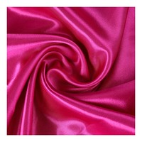 Spandex 50d 75d nuptiale polyester tissé tela satin brillant Spandex stretch dubaï crêpe dos soie Satin Tissu Pour robe