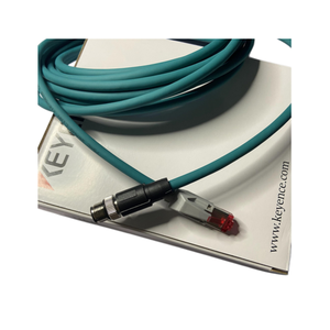 KEYENCE OP-87230 OP-87231 OP-87232 OP-87353 OP-87354 Barcode Reader Ethernet <b>Cable</b> 2m Used for Network <b>Communication</b> in Stock - Product Image 3