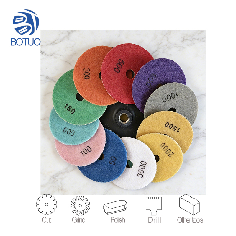 Circular Customizable Marble Restoration Wet Polishing