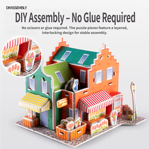 Rompecabezas de papel 3D, modelo de rompecabezas seguro, bloques de construcción educativos de dibujos animados para niños, juguetes para el desarrollo de la primera infancia - Product Image 5