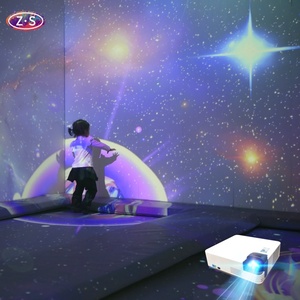 Flexible Configuration Solution Immersive 3D Wall &amp; Floor Projection Multi-Player <strong>Trampoline</strong> <strong>for</strong> Soft Playground - Product Image 4