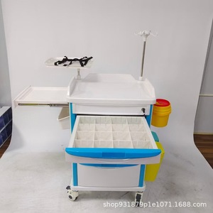 Treatment Cart With Drawers And Wheels ABS Material For Nurse <b>Station</b> Hospital Use - Product Image 4