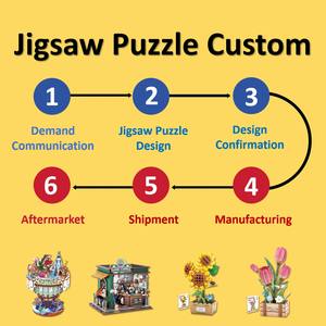 Juego de Rompecabezas 4 en 1 Personalizado, Juego de Memoria, Rompecabezas de Imágenes, Tarjetas de Memoria, Rompecabezas Educativos de Dibujos Animados para Niños - Product Image 2