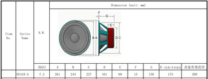 Subwoofer de voiture OEM d'usine 10 pouces, double bobine, deux aimants, son premium, 600W RMS, haut-parleur audio automobile - Product Image 2