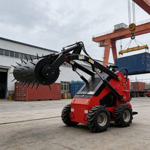Mini-kniklader-aangedreven grondboor, zwaar uitgevoerd, voor gemeentelijke wegen, pijpleidingen, planten, tuinbouw en het boren van boomgaten. - Product Image 4