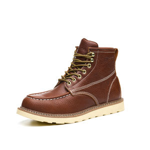 Parman Classic Cross-Border Export Position supérieure Protection du travail OEM ODM Chaussures de sécurité étanches à bout en acier pour hommes - Product Image 1