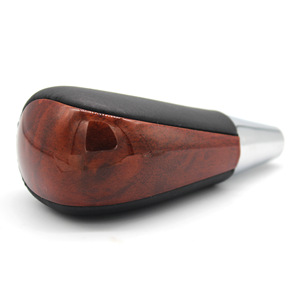 Palanca de Cambios Automática para Toyota Camry, Rosca de 8mm, Cuero con Acabado Madera Marrón, Ergonómica - Product Image 1