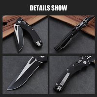 Couteau de survie pliant portable en acier inoxydable 3Cr13 Hongrui MZ-865 pour camping et chasse, vente en gros 2026