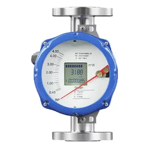 Metal tubo rotâmetro dn50 Alta precisão digital display rotâmetro flowmeter