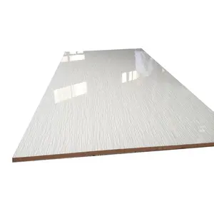 Modern tasarım birinci sınıf UV MDF 6x8 paneller nem geçirmez sunta malzeme E1 standart ile 18mm HPL dekoratif kurulu