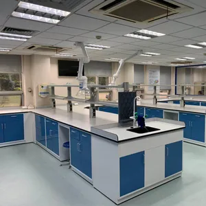 実験室用家具機器ヒュームフード付きの耐久性のある化学実験室テーブル