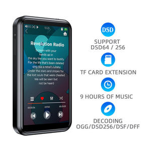 เครื่องเล่น MP3 สมาร์ทไฮไฟแบบไม่สูญเสียคุณภาพเสียงขนาด 3.5 นิ้ว, เครื่องเล่นเพลงดิจิตอลพกพาขนาด 256GB พร้อม WiFi และระบบปรับแต่งเสียง EQ - Product Image 4