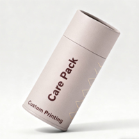 Boîte cylindrique personnalisée en vrac thé café cosmétique cadeau carton artisanat tube en papier kraft boîtes en papier hermétiques