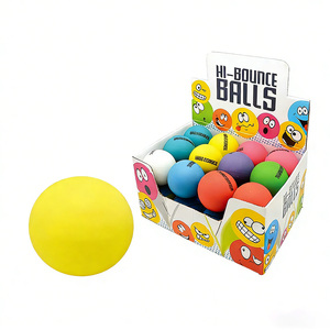 Palla Rimbalzante in Gomma Cava da 60mm Personalizzata, Giocattolo Antistress per Bambini - Product Image 6