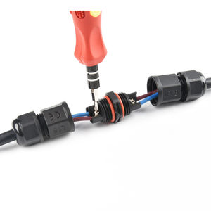 תיבת אור חיצונית m12 מחבר עגינה L20-2/3/4/5/6p 16mm חוט כבל עמיד למים מסוף קבור עם חומר מגע נחושת - Product Image 6